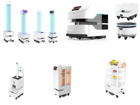 Mustasta teknologiasta välttämättömyystarvikkeiden palvelurobotit Usher in A ...